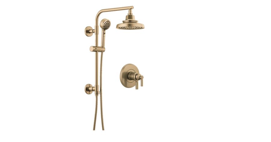 Brizo BSS-Invari-T60076-SC-GL Invari Thermostatic Shower | Build.com added by Cara Kinna