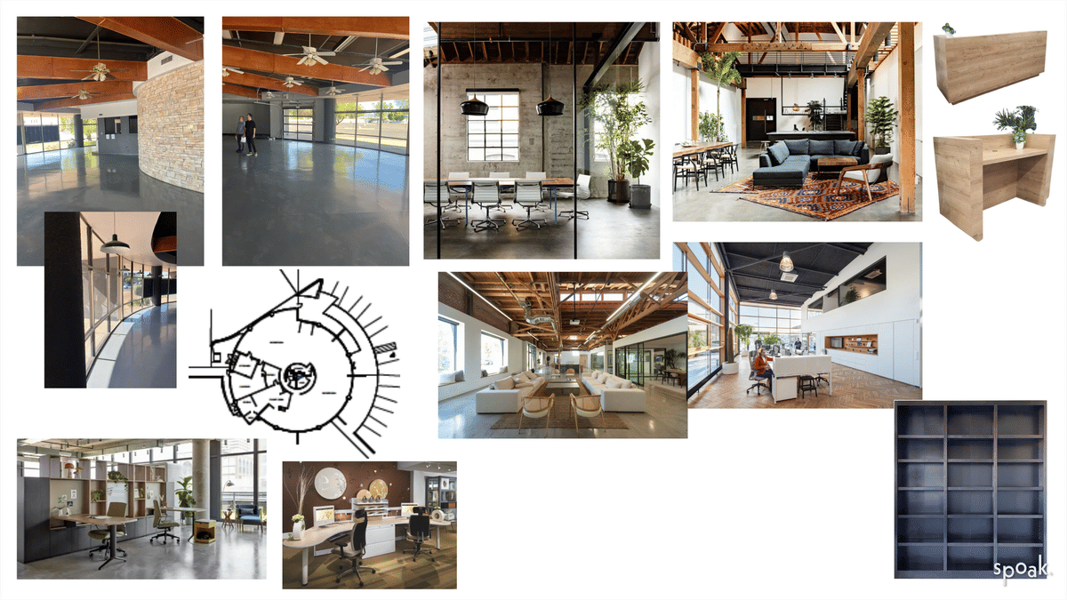 Industrial Office Ideas designed by Maddy Dowler
