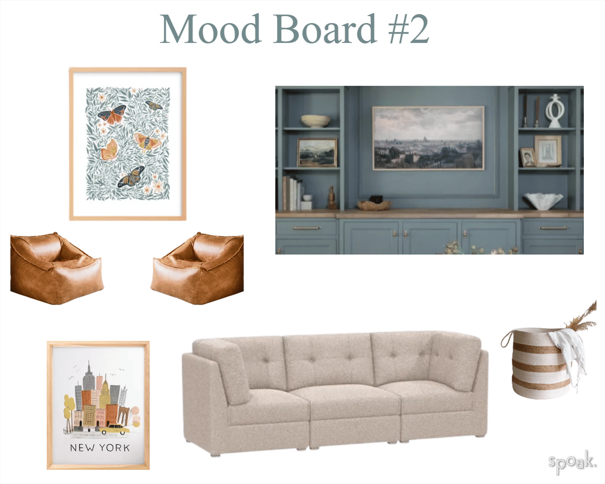 Basement Inspo designed by Michelle Greenhut