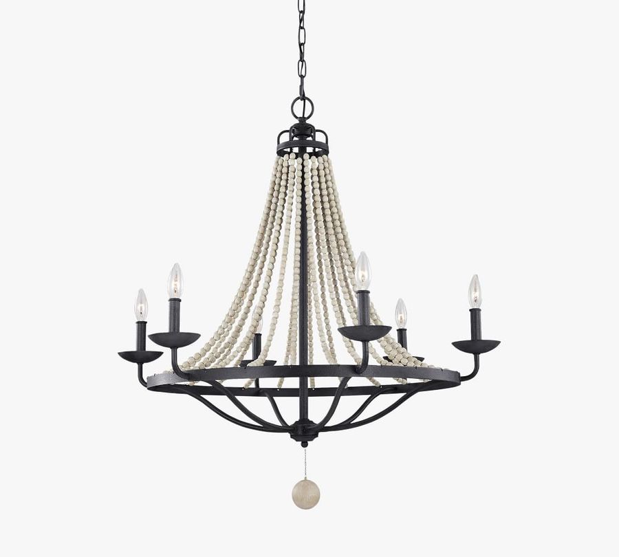 Nadine Metal & Wood Bead Chandelier added by Nichole Hill