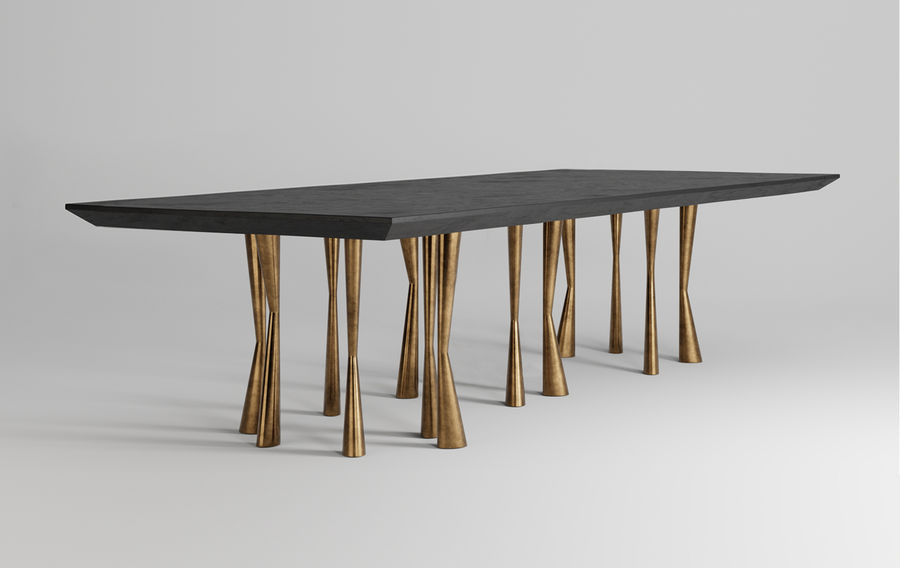 Antler Dining Table by Dylan Farrell - R HUGHES added by Shelley Cekirge