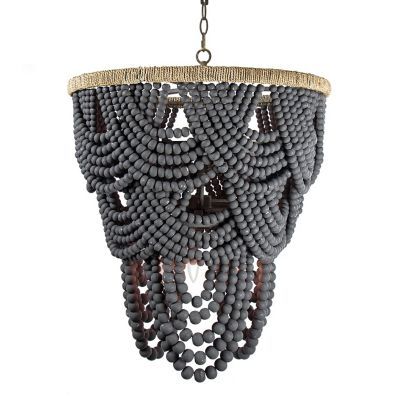 Southern Living Lorelei Wood Bead Chandelier by Regina Andrew at Lumens.com added by Stephanie Northrop
