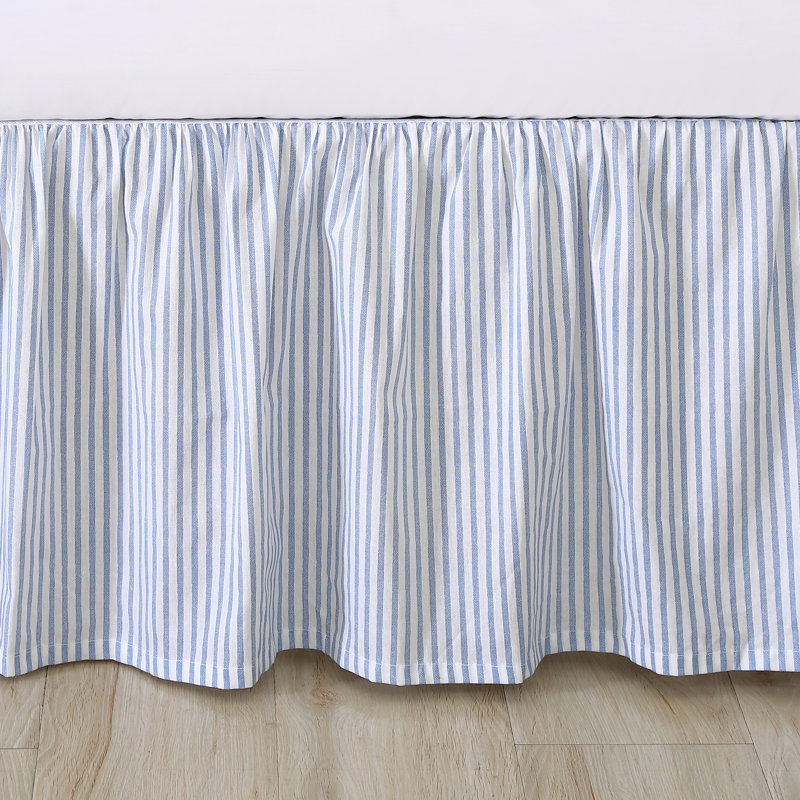 Laura Ashley Ticking Stripe Bed Skirt added by Karina Bumatay