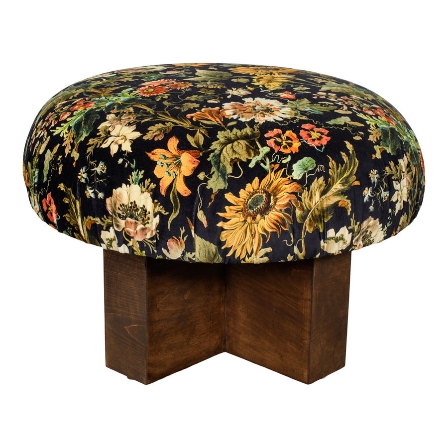 Marilou Wildflower Black Ottoman added by Samantha Perlman