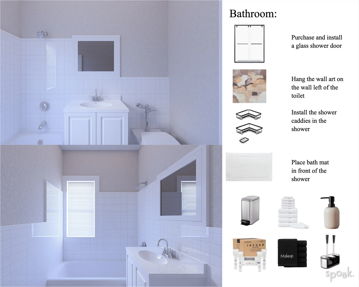 Primary Bathroom Inspiration designed by Kaela Oden