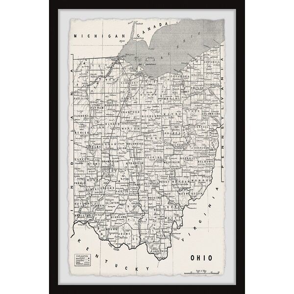 " Map Of Ohio Counties " by Marmont Hill added by sallie tyler