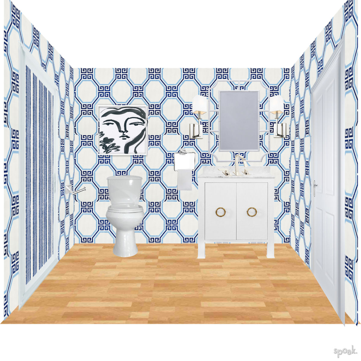 Bathroom Inspiration designed by Cate Lenz