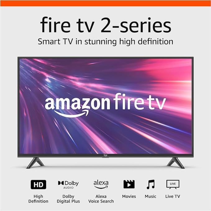 Amazon Fire TV 40" 2-Series HD smart TV with Fire TV Alexa Voice Remote, stream live TV without cable added by Lauren Gisriel