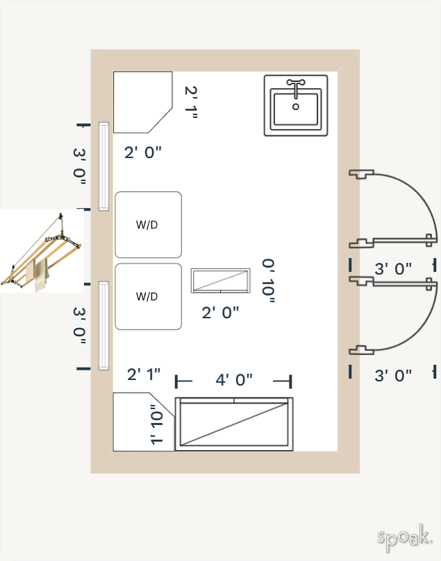 Bathroom Plan designed by Robyn Lounsberry