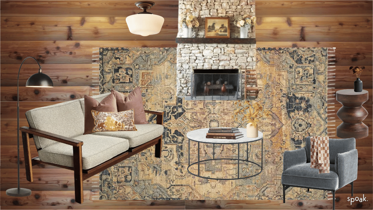 Kitchen + Living Room Inspo designed by Emily Cuba