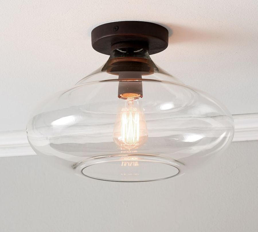McCarthy Glass Flush Mount added by Rescued Room Design