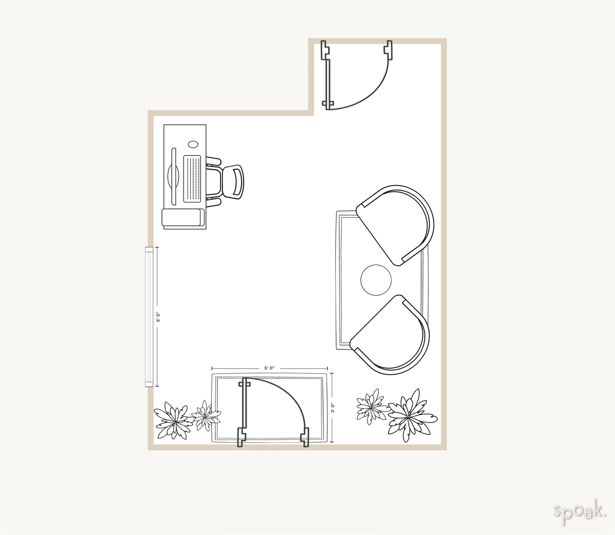 Library Plan designed by Montara Kiss
