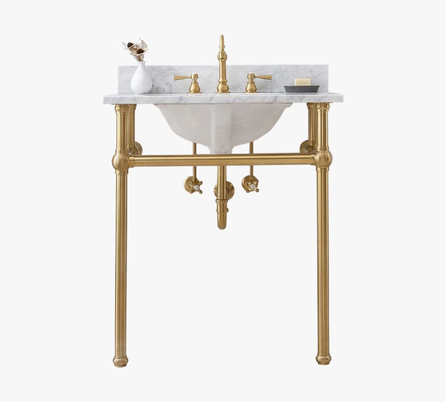 Aveline 30" Marble Top Single Sink Vanity added by Jessica Sweet