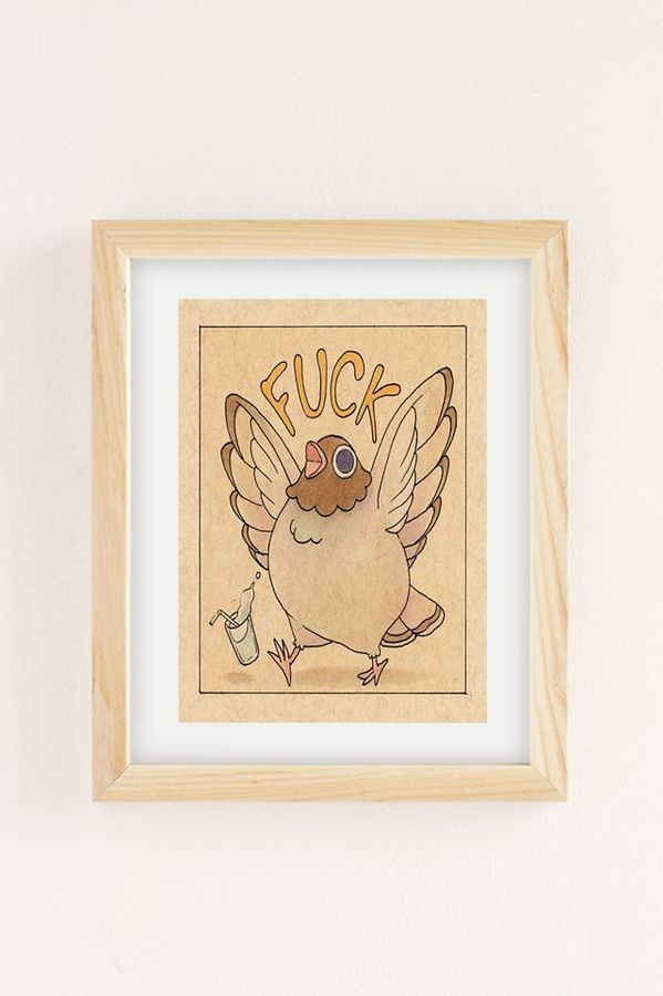 Felicia Chiao F*** Pigeon 04 Art Print added by Katie Bowen