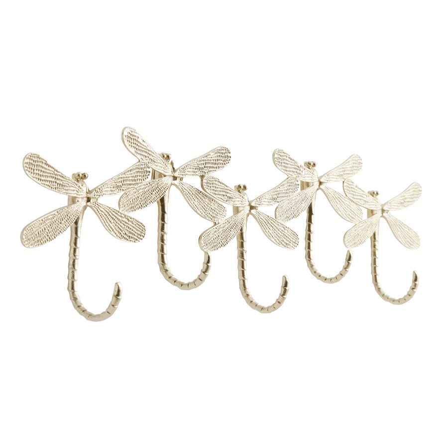 Gold Dragonfly Wall Rack - World Market added by Minette Galindo