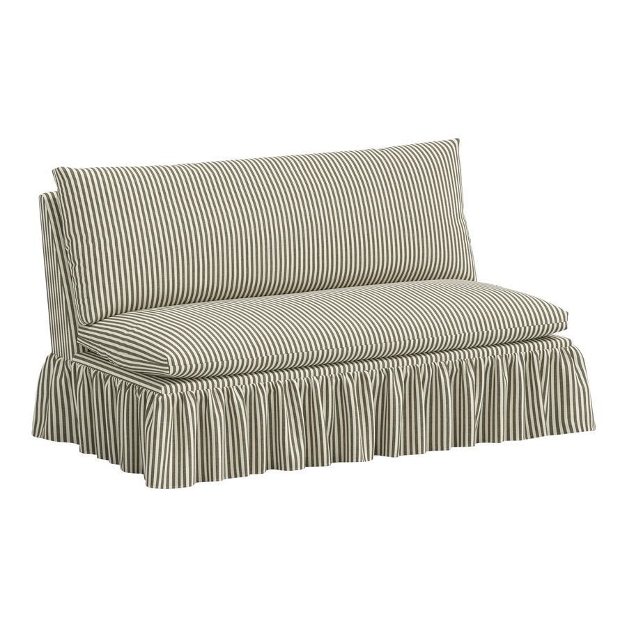 Stoffer Home x Cloth & Company Thelma Settee in Jane Stripe Laurel added by Alexandra Donahue