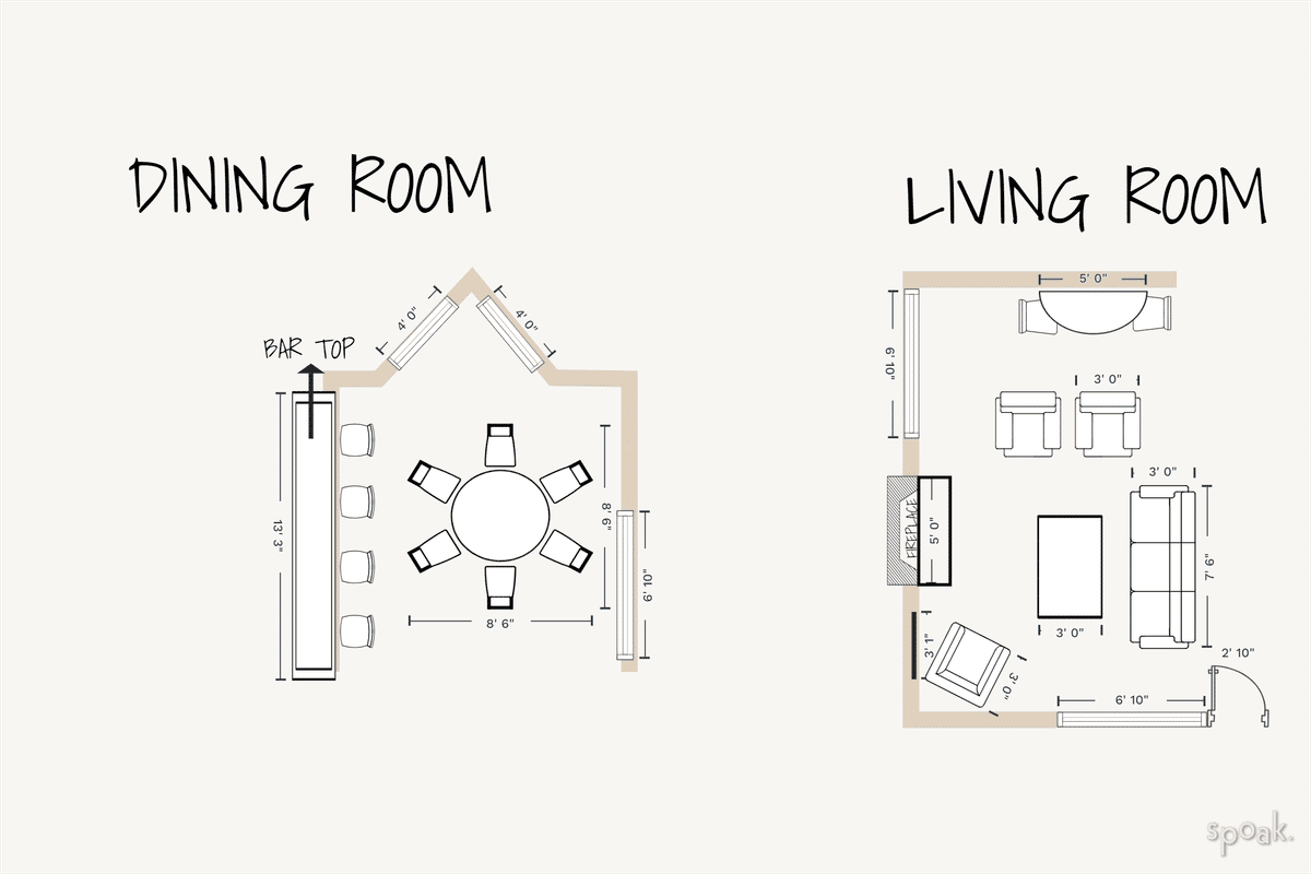 Family Room Plan designed by Mikhaila Floyd