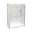 MAAX  Utile Marble Carrara 5-Piece 32-in x 60-in x 83-in Base/Wall/Door Rectangular Alcove Shower Kit (Right Drain) Drain Included Item #534978  Model #106360-307-508-101 added by Spoak Member
