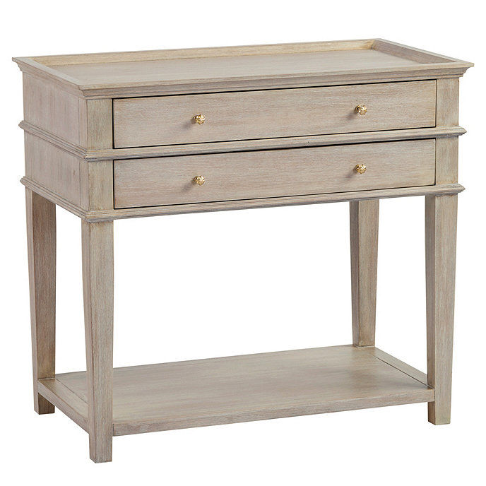 Grace 2 Drawer Open Shelf Side Table added by Frances Pearce
