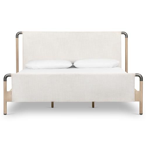 Jackson Modern Classic White Performance Brown Solid Oak Wood Bed - King added by Katie Farruggia
