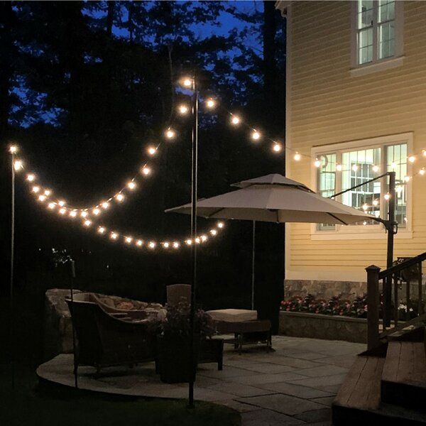 Bistro String Light Poles & 100 ft of String Lights added by Alex Gray