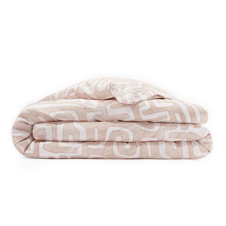 Blush Classic Kuba Cloth Duvet Cover added by Abigail Glenn