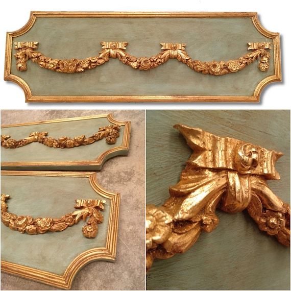 One FRENCH Antique Decor . French Decor. Louis XVI Pediment | Etsy added by Jendalyn Cohen