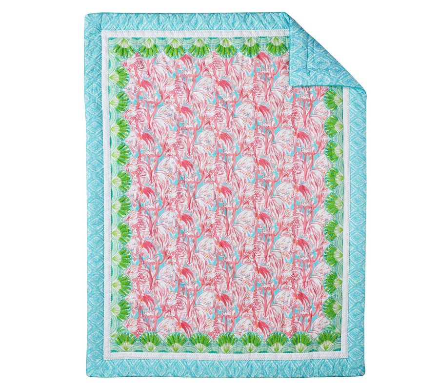 Lilly Pulitzer Pink Colony Quilt added by Rachel Pecoy