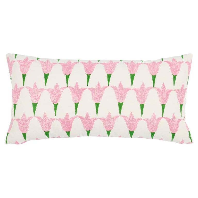 Schumacher Tulip + Seed 24" x 12" Pillow in Rose and Grass added by Spoak Member