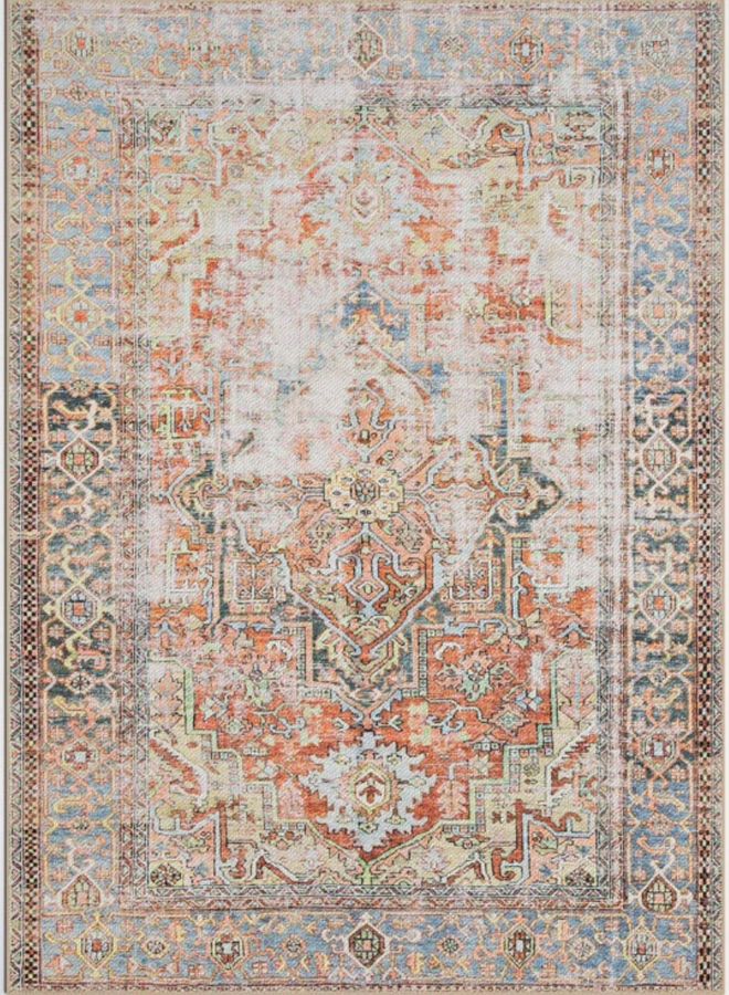 Skye Performance Terracotta/Blue/Sage Green/Orange Rug added by Ally Doman
