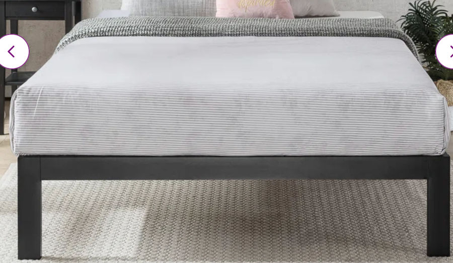 Hampton 14'' Steel Platform Bed added by Lauren Houston