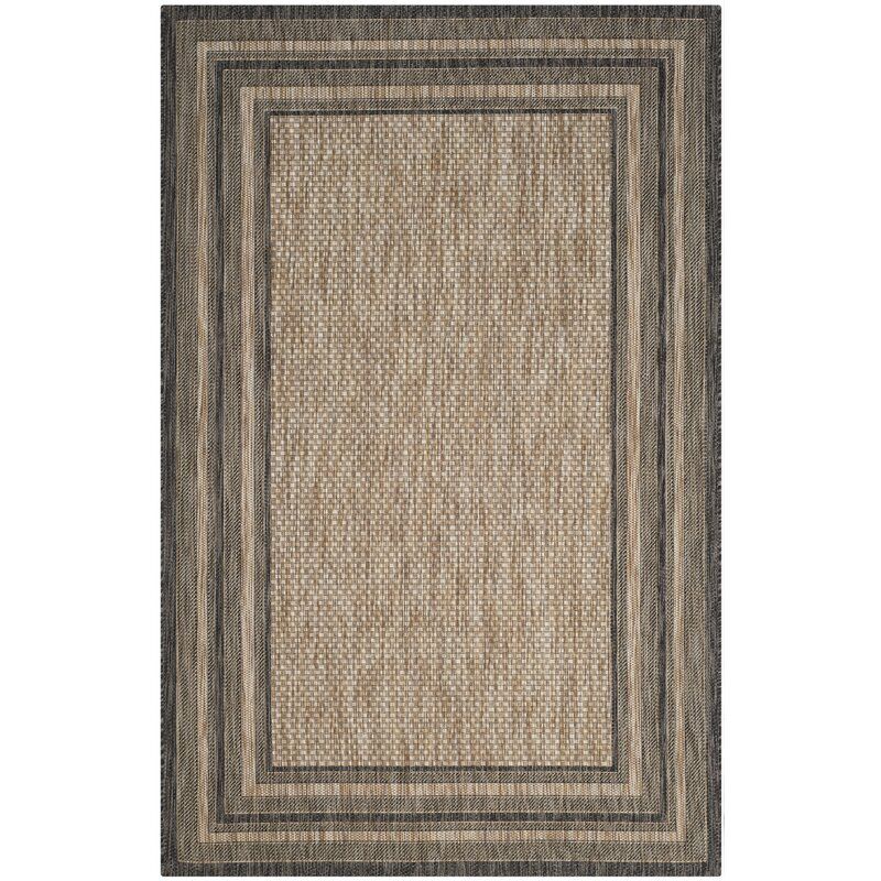 Sayde Natural Black Indoor/Outdoor Rug added by Jami McPherson
