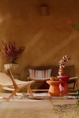 Havana Open Weave Two Seat Armless Bench added by Jada Williams