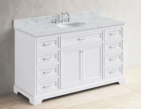 Eliason 60" Single Bathroom Vanity Set added by Kathryn Dean