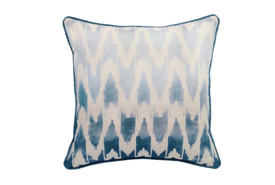 22X22 Peacock Ombre Ikat Throw Pillow added by Kate Lynn Nemett