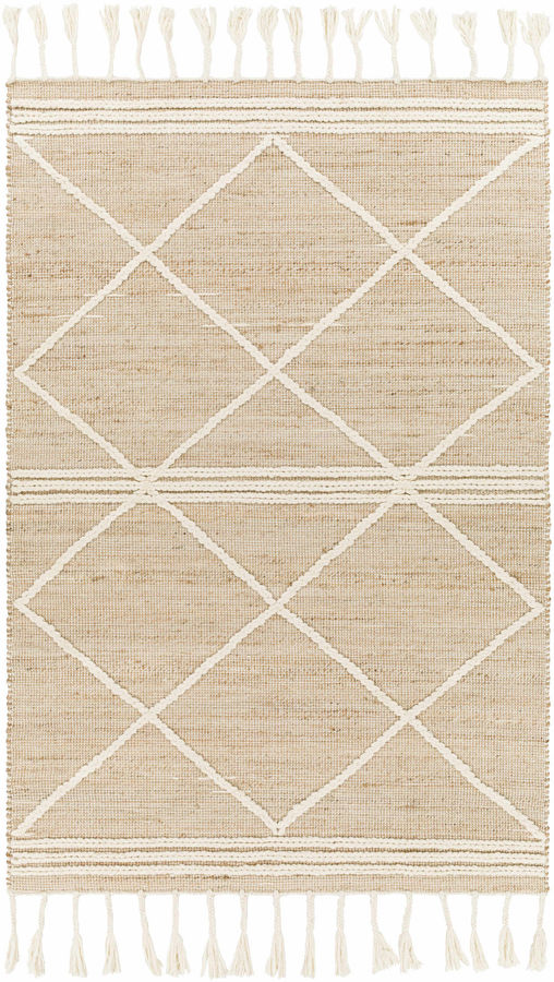 Gulnur Natural Jute&Wool Trellis Rug added by Heather Kunz