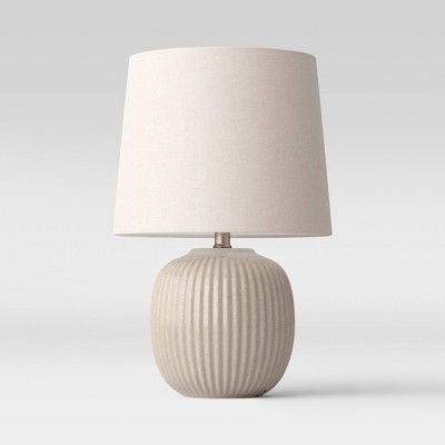 Ribbed Ceramic Table Lamp added by Iliana Lantigua