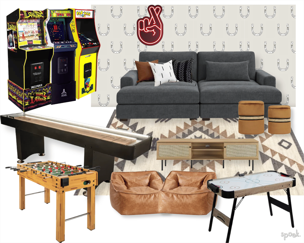 Game Room Inspo designed by Elissa Hall