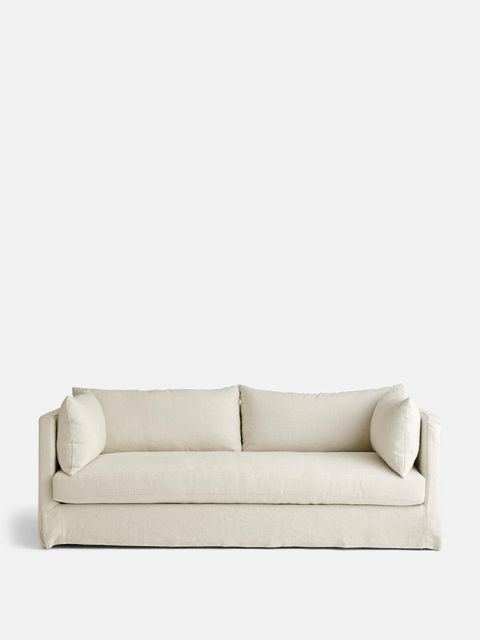 Emille Three Seater Sofa, Linen Natural - Soho Home added by Carroll Middelthon