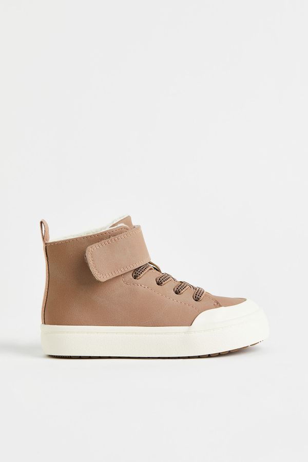 Faux Shearling-lined High Tops - Beige - Kids | H&M US added by Spoak Member