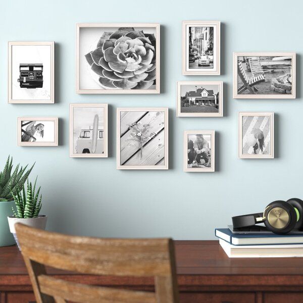Rayburn 10 Piece Beveled Wood Gallery Wall Frame Set added by Rescued Room Design