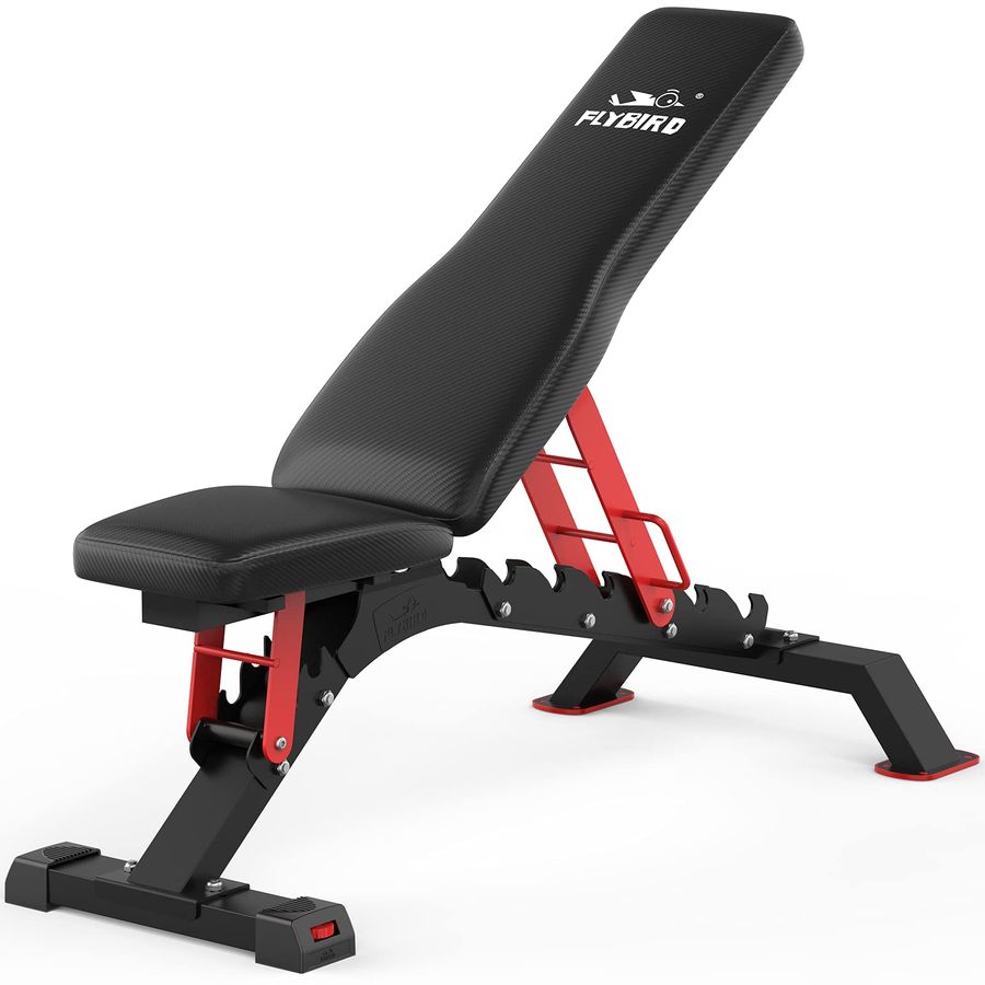 Flybird Pro Weight Bench | Strength Training Bench | 1100 lbs Capacity added by Katie Hoffman