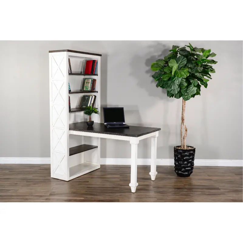 Country White Bookcase Desk - Carriage House | RC Willey added by Terri Green