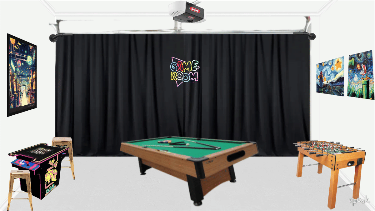Game Room Inspiration designed by Lauren Gisriel