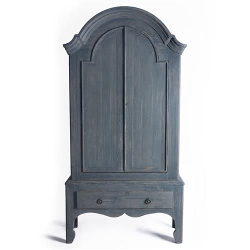 Gabriel French Country Blue Reclaimed Fir Wood 2 Door Armoire added by Kayanna Valderrama