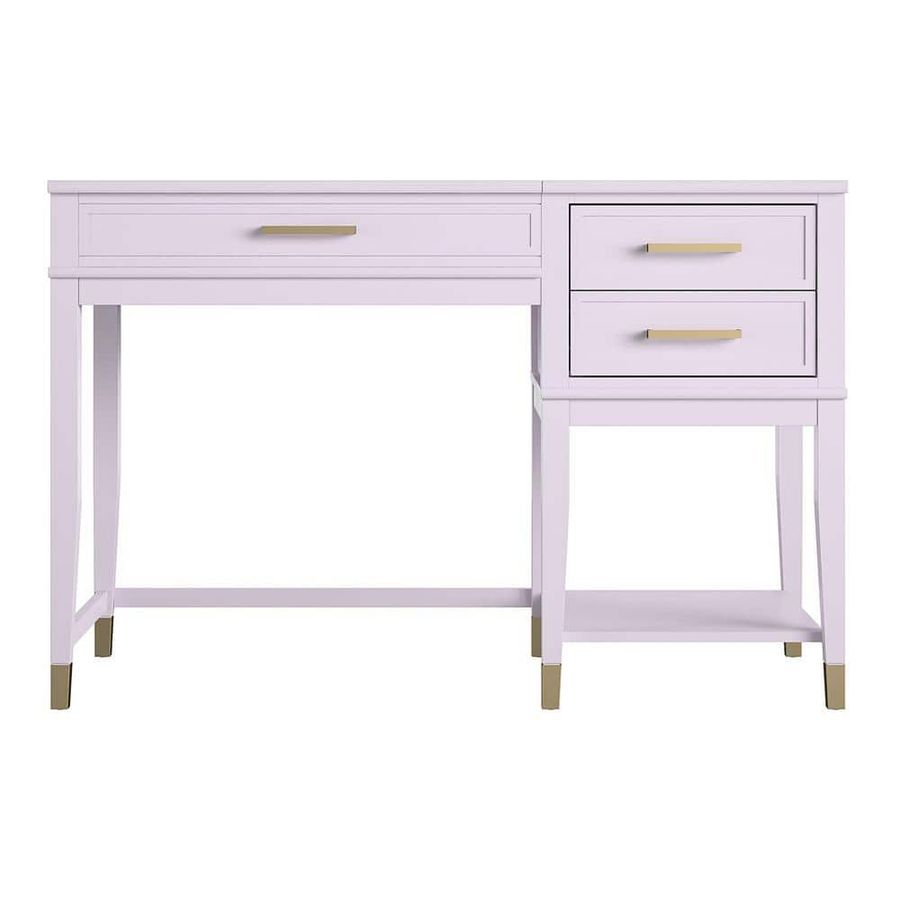 CosmoLiving by Cosmopolitan Westerleigh 45.7in. Lavender Lift-Top Desk with 2-Drawers 5228922COM - The Home Depot added by Kayla Brown