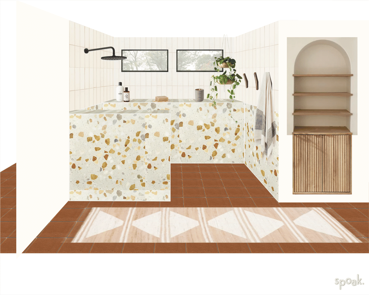 Primary Bathroom Inspo designed by Greer Roberts