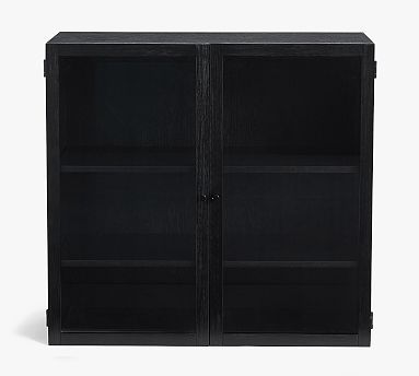 OPEN BOX: Haven 38" Wood Hutch, Black added by Talia Steinhardt