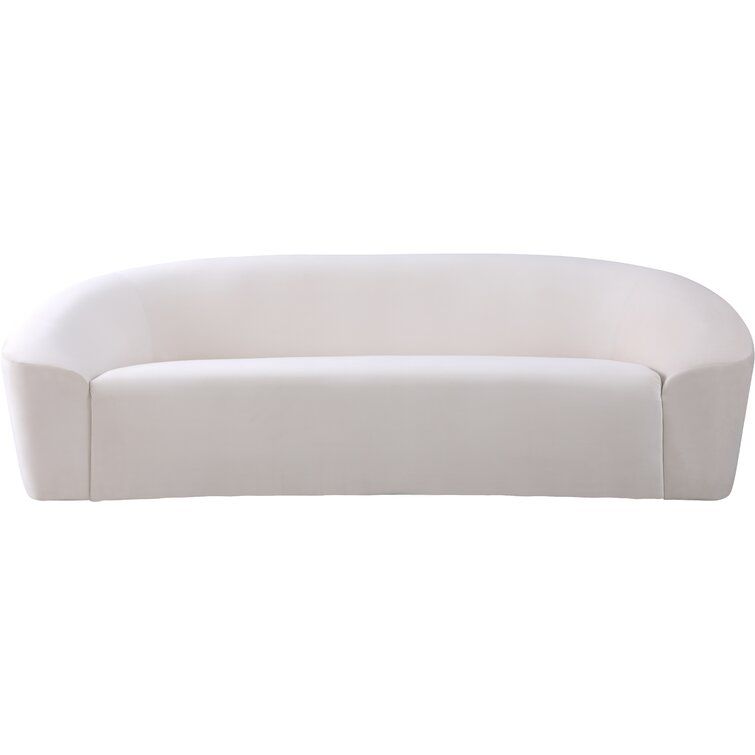 Brae 91'' Velvet Curved Sofa added by Olga Dragieva