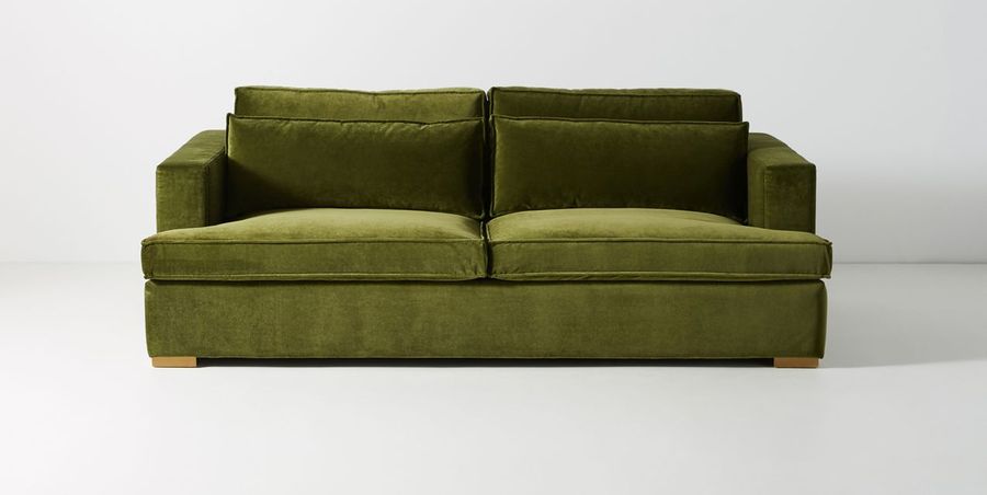 green sofa added by Camryn Caggiano